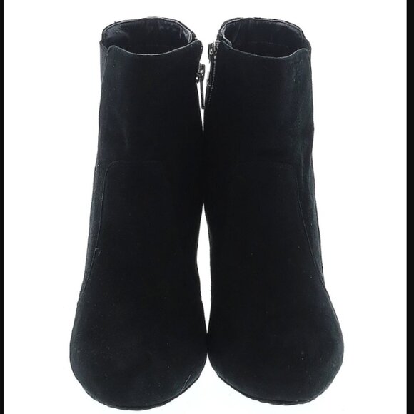 ROCKPORT Seven To 7 Gore Shootie High Heel Boots 10.M Black Suede - Picture 5 of 5
